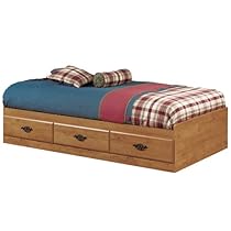 Hot Sale Prairie Collection Twin Storage Bed Country Pine finish