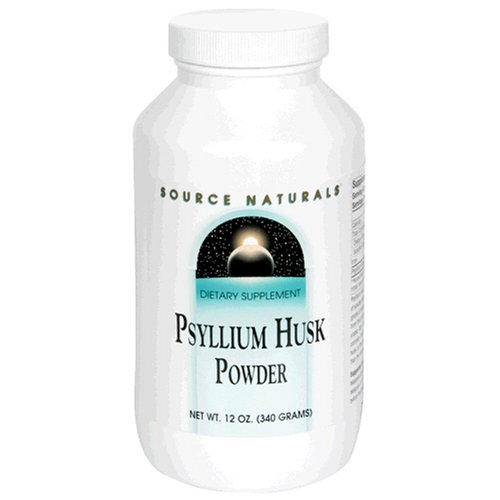 Source Naturals Psyllium Husk Powder, 12-Ounce Bottles Pack of 4