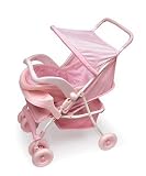 Deluxe Doll Stroller with Car Seat