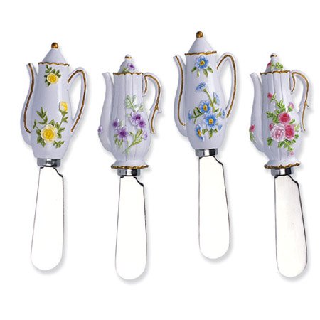 Spreader Set of 4 Tea Time
