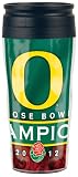 NCAA Oregon Ducks 2012 Rose Bowl Champions 16-Ounce Travel Mug