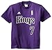 NBA Sacramento Kings Jimmer Fredette Youth 8-20 Short Sleeve T-Shirt Game Time Flat