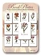 Botanical Tulips - Set of 12 Assorted Adhesive Bookplates