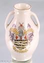 Miniature Crested Handled Urn Victoria china Blackpool