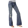 Juniors' Mossimo® Red: 5-Pocket Flare Jean - Ocean Wash (15R)