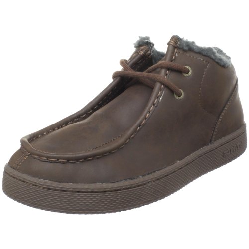 IPATH Men's Cat Mid,Brown Nubuck/Charcoal Shearling,6.5 D US
