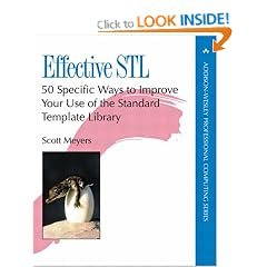Effective STL: 50 Specific Ways to Improve the Use of the Standard Template Library (Addison-Wesley Professional Computing Series)