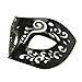 SeasonsTrading Dream Tale Black Venetian Masquerade Mask - Mardi Gras Prom Party (STC12923)