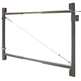 Adjust-A-Gate AG 60-36 2-Rail Contractor Quality Gate Kit, 60-Inch to 96-Inch by 36-Inch... by Adjust-A-Gate