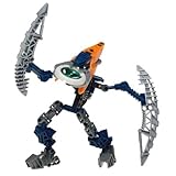 Lego Bionicle VAHKI Figure #8615 Bordakh (Orange Cap)