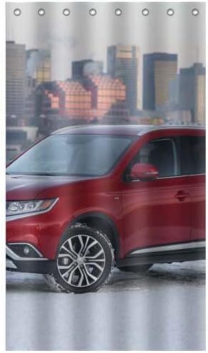 Vivid Machinewash Polyester Mildew-Free Home Bath Bathroom Curtains 48x72 inch / 120x180 cm