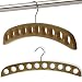 PREMIUM WOODEN SCARF HANGER / TIE RACK - GREAT GIFT IDEA