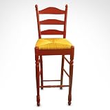 Ladder Back Red Chair