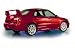 2002-2004 Subaru Impreza Body Side Molding to Match 18X Regatta Red Pearl