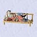 chinese maiden statue resting porcelain sculpture new