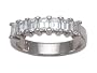 1.50 cttw Karina B(tm) Emerald Cut Diamonds Band LIFETIME WARRANTY