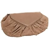 Lauren Merkin Diana Glossy Lambskin Studded Fl
