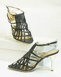 Zoom Produkt-Bild: Damen Abend Sandalette schwarz