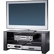 Alphason Ancora ANC1100/3-GR Black Plasma and LCD TV Stand
