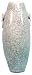 White crackle cylinder vase - porcelain