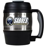 NHL Buffalo Sabres 52-Ounce Stainless Steel Macho Travel Mug with Bottle Opener