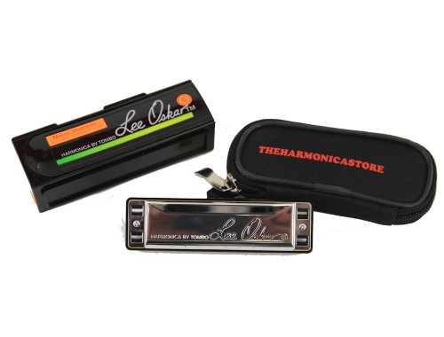 Lee Oskar Major Diatonic Harmonica, Key of C, with Bonus Instrument Store Pouch