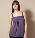 Pure Cotton Crochet Trim Vest Top