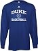 Duke Blue Devils Adidas Long Sleeve Basketball T-Shirt