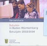 Verzeichnis der Schulen in Baden-Württemberg, 1CD-ROM