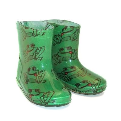 Kids PVC Frog Wellies
