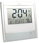 Polder Atomic Wall/Desk Clock with Calendar, Thermometer, and Snooze Alarm