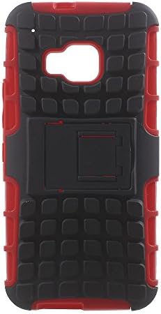 Caseblare Anti-slip PC and TPU Hybrid Cover for HTC One M9 - Red