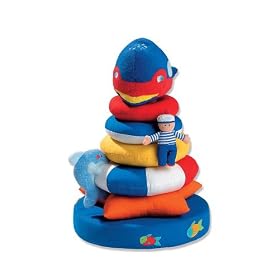 Sea stacking toy with whale noise