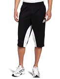 adidas Men's Tiro 11 Three-Quarter Pant (Black, White, Small)