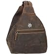 Greenburry Vintage Rucksack Leder 26 cm (sattelbraun)
