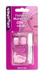 City Chick French Manicure Petite Artificial Nails - Square Pink 