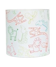 Fun at the Zoo ceiling shade