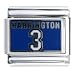 Nfl Harrington #3 Licensed Sports Italian Charms Bracelet Link