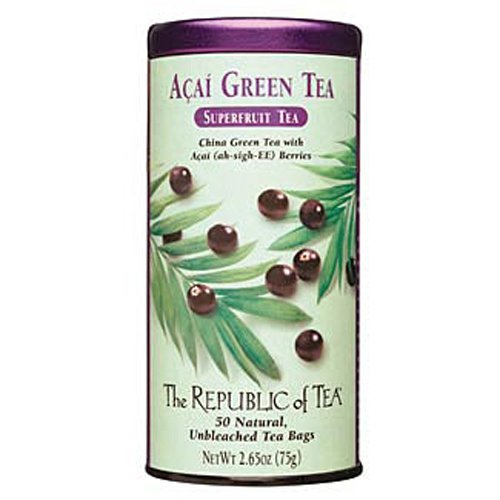 The Republic of Tea, Acai Green Tea, 50-Count