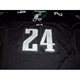 Nnambi Asomugha Reebok Home Black Philadelphia Eagles Size 56 Jersey