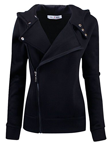 Tom's Ware Women Slim fit Zip-up Hoodie Jacket
