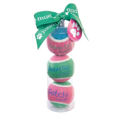 Tennis Ball Dog Toy Set - Good Girl
