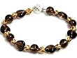 Silver Stone Bracelet w/ Italian Beads, Size: 8"