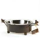 Paloma Oval Casserole with Glass Insert