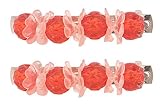 Caravan Crystal Color Shaped Beads With Matching Spacer Barrette Pair
