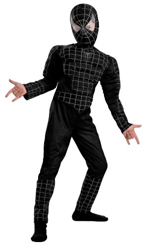  Black-Suit Spider-Man Costume with Muscle Chest