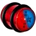 14mm Red Anodized Titanium Blinking Plug