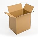 Pratt PRA0040 Recycled Corrugated Cardboard Single Wall Standard Multi-Depth Printer's Box with C Flute, 11-1/4" Length x 8-3/4" Width x 12" Height, (Pack of 25)