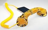 Classic Retro Handset for Cell Phones, iPad 2, iPad, iPhone 4 4G 3GS 3G (AT&T and Verizon), iPod touch (2G 3G 4G), HTC Android EVO, Blackberry, Samsung Galaxy S, Droid (Soft Touch Snake Design)