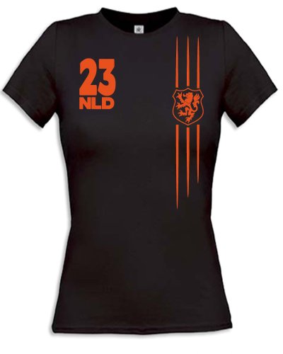 FUSSBALL WM 2014 – NIEDERLANDE FANSHIRT 3299(F-SW) Gr. L